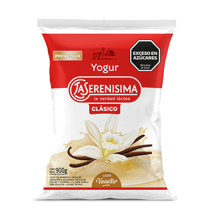 Yogur bebible La Serenísima Clásico Sachet 900g Vainilla Yogur bebible La Serenísima Clásico Sachet 900g Vainilla