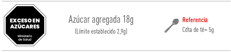 La Serenísima clásica flan con caramelo etiquetas ley fop